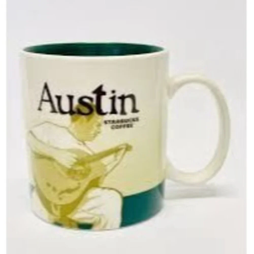 NWOT Starbucks 2011 Collector's Series Global Icon Austin Texas Ceramic Mug 16oz